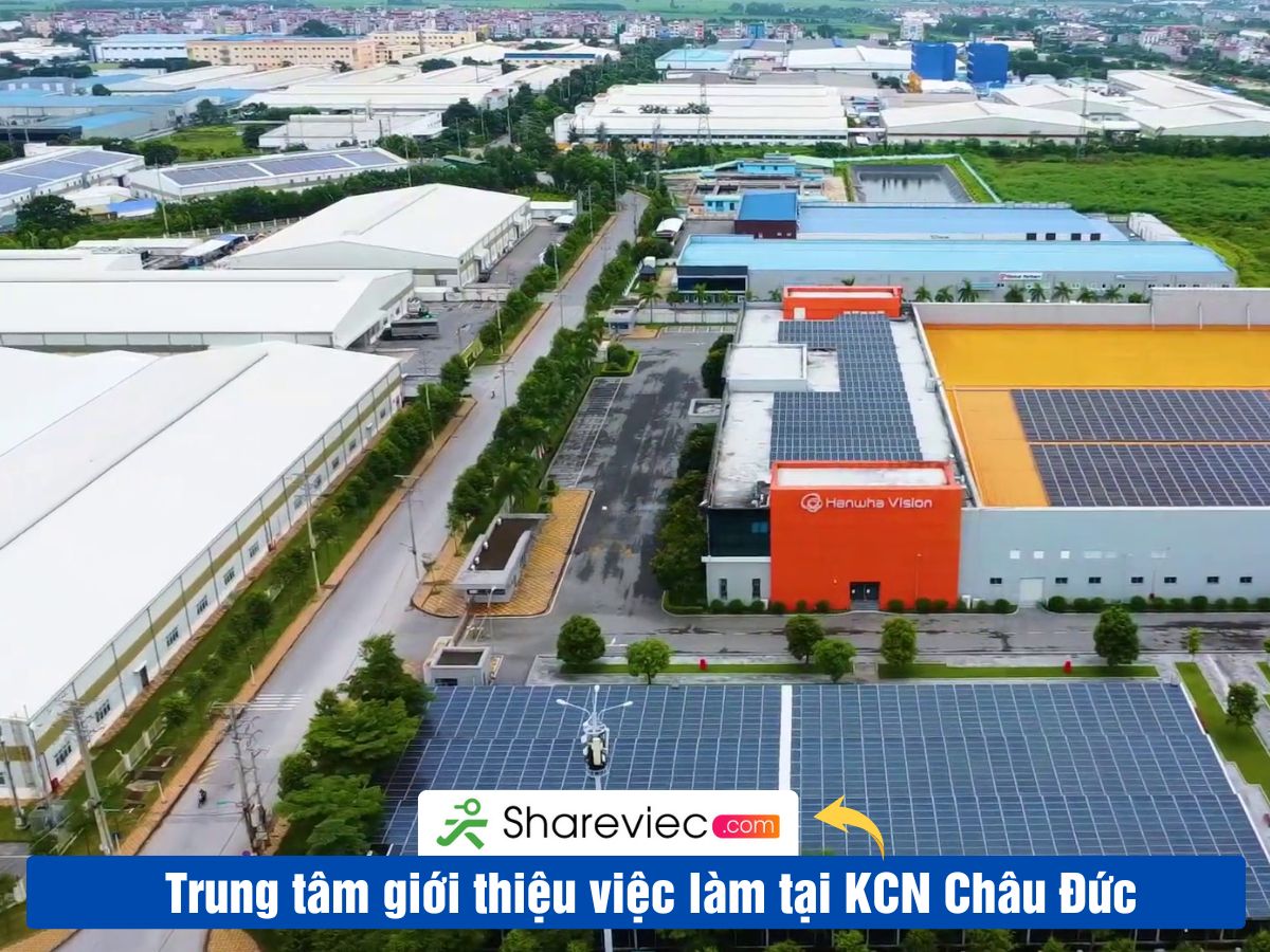 Khu Công Nghiệp CHÂU ĐỨC Tuyển Dụng