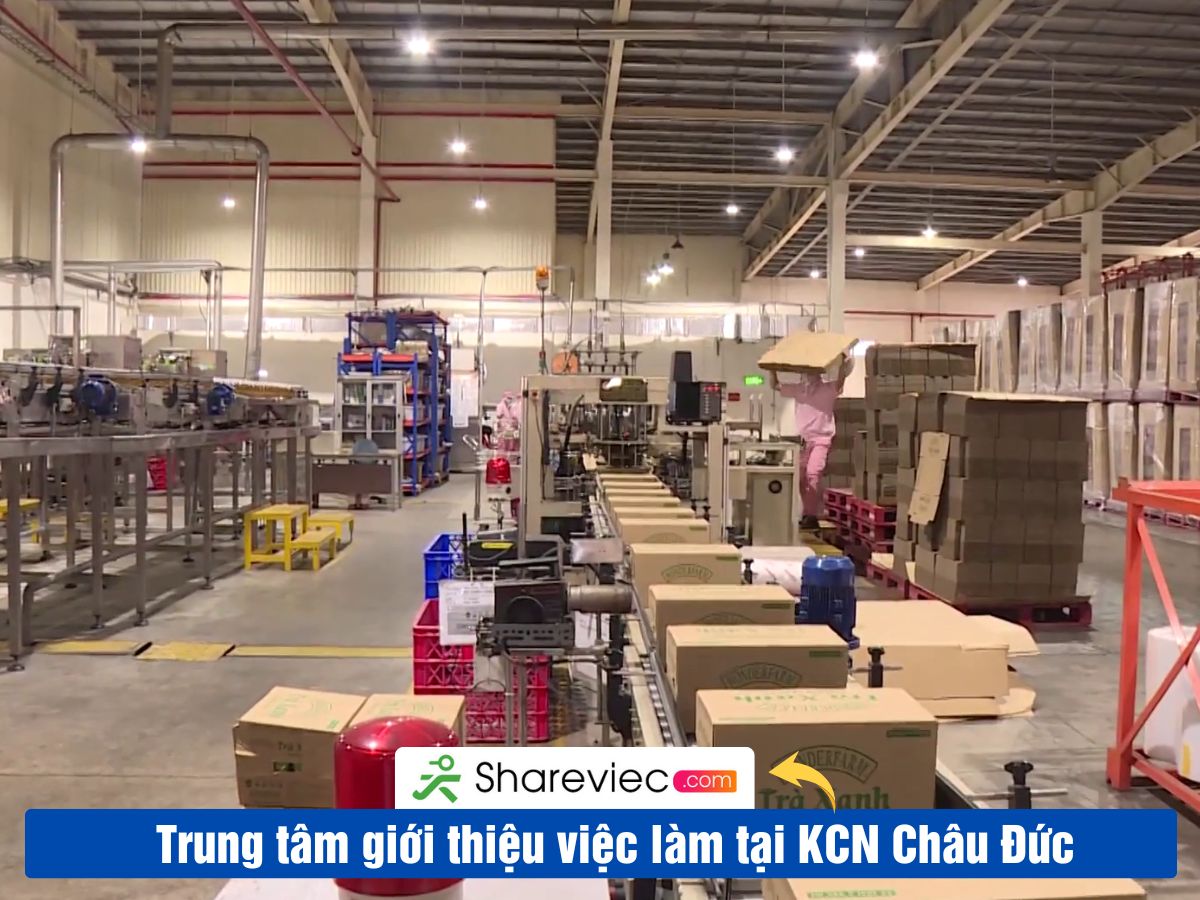 Khu Công Nghiệp CHÂU ĐỨC Tuyển Dụng