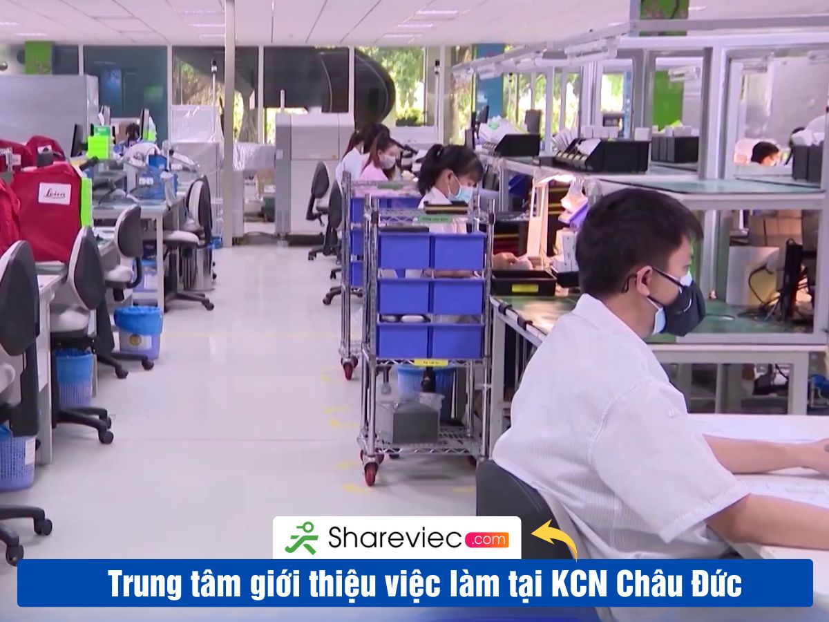 Khu Công Nghiệp CHÂU ĐỨC Tuyển Dụng