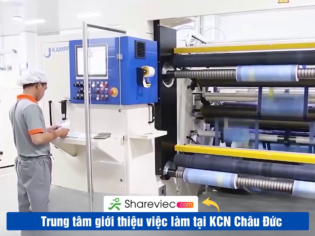 Khu Công Nghiệp CHÂU ĐỨC Tuyển Dụng