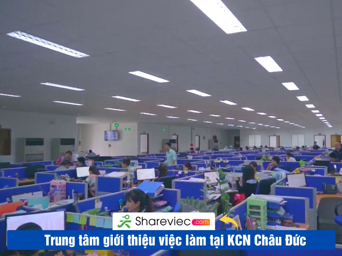 Khu Công Nghiệp CHÂU ĐỨC Tuyển Dụng