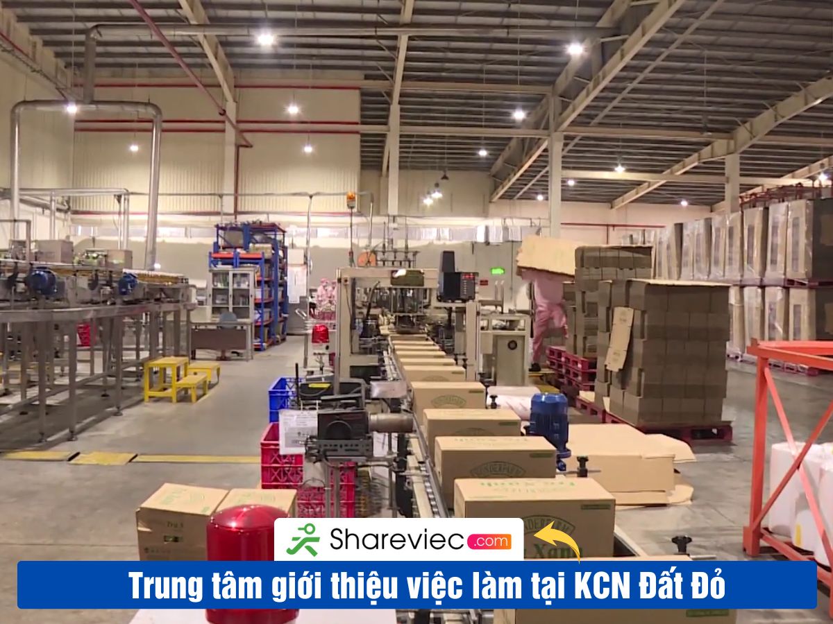 Khu Công Nghiệp ĐẤT ĐỎ Tuyển Dụng