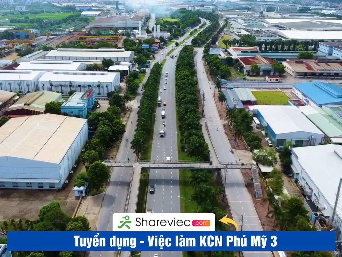 Khu Công Nghiệp PHÚ MỸ 3 Tuyển Dụng