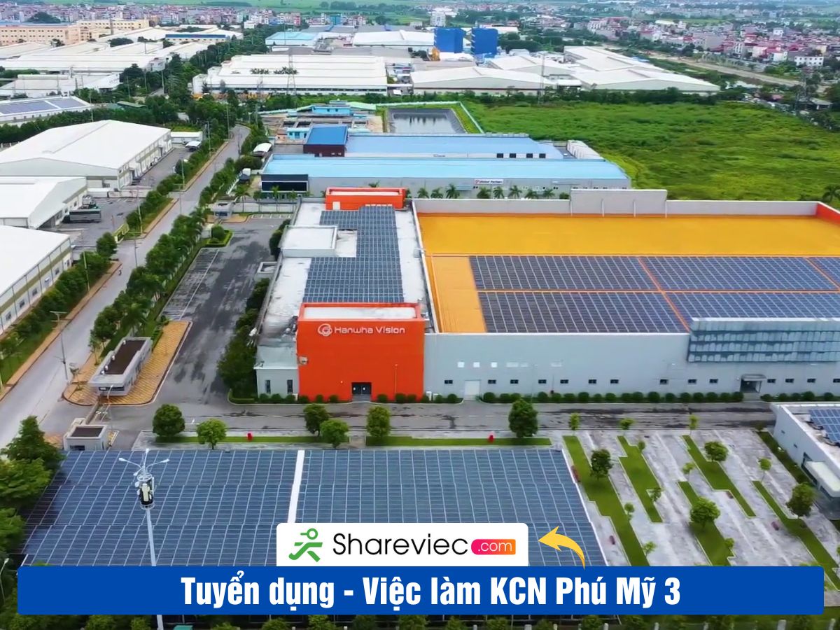 Khu Công Nghiệp PHÚ MỸ 3 Tuyển Dụng