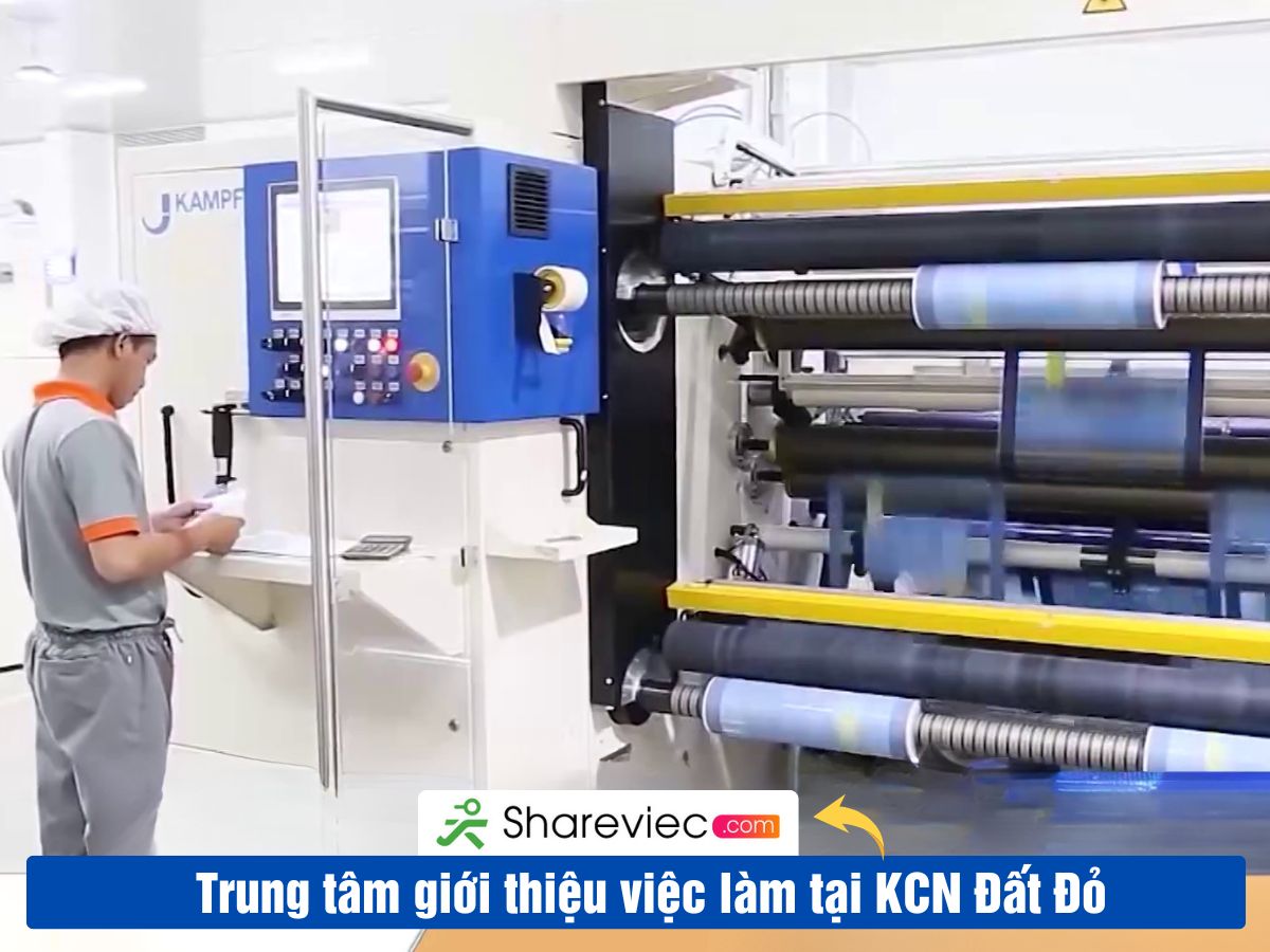 Khu Công Nghiệp ĐẤT ĐỎ Tuyển Dụng