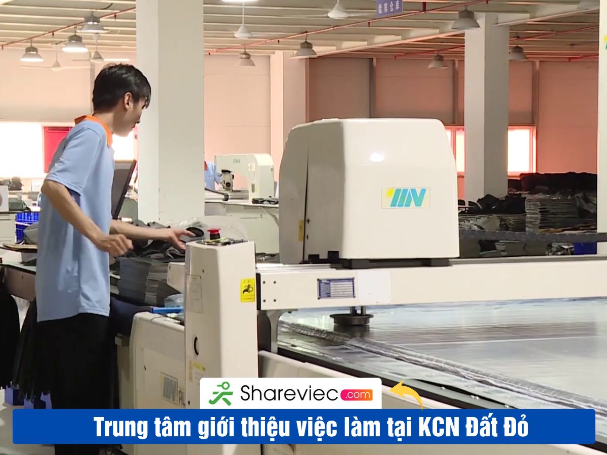 Khu Công Nghiệp ĐẤT ĐỎ Tuyển Dụng