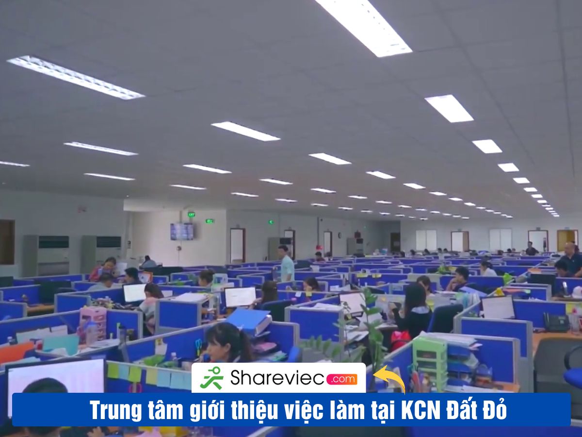 Khu Công Nghiệp ĐẤT ĐỎ Tuyển Dụng