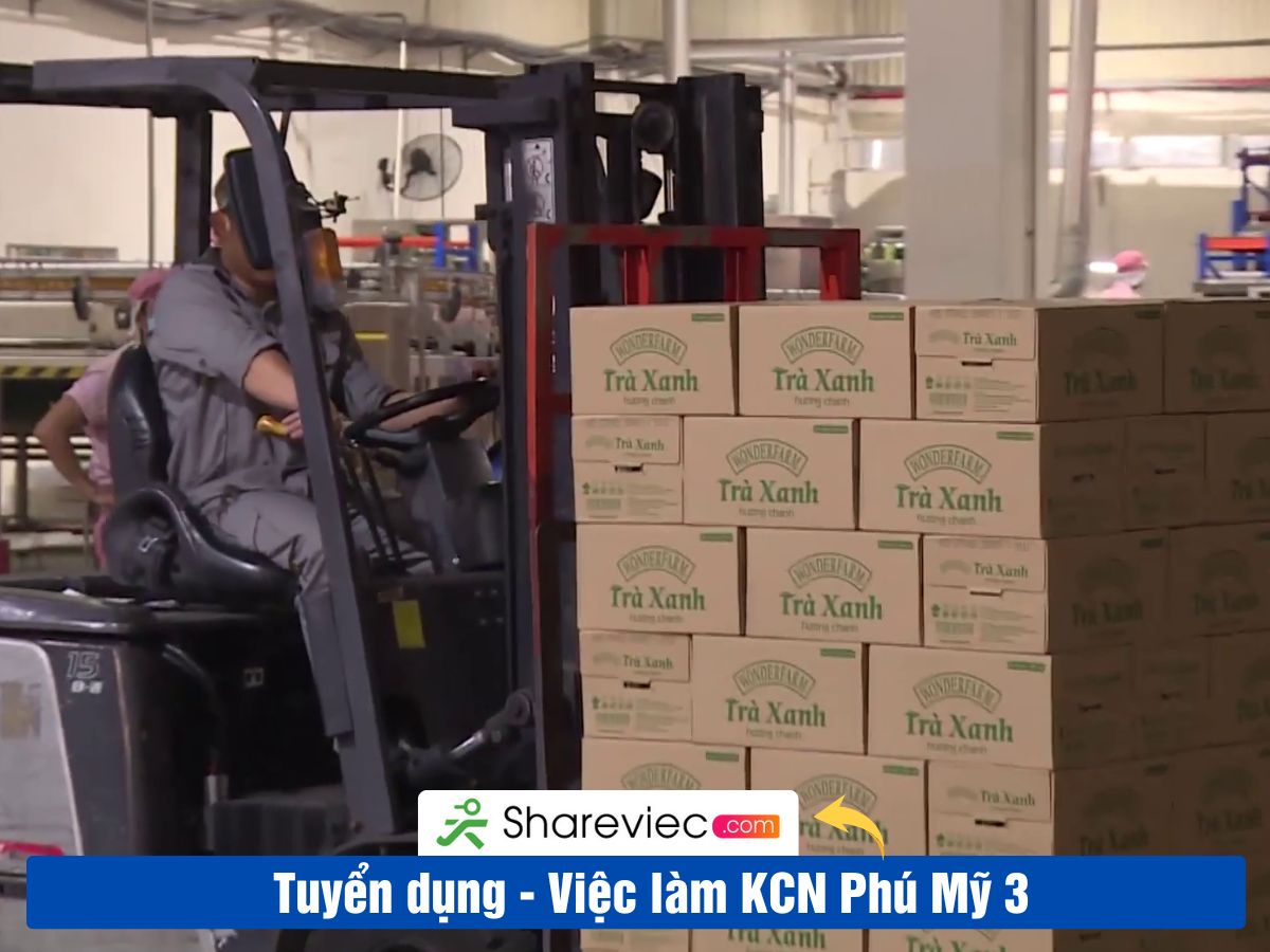 Khu Công Nghiệp PHÚ MỸ 3 Tuyển Dụng