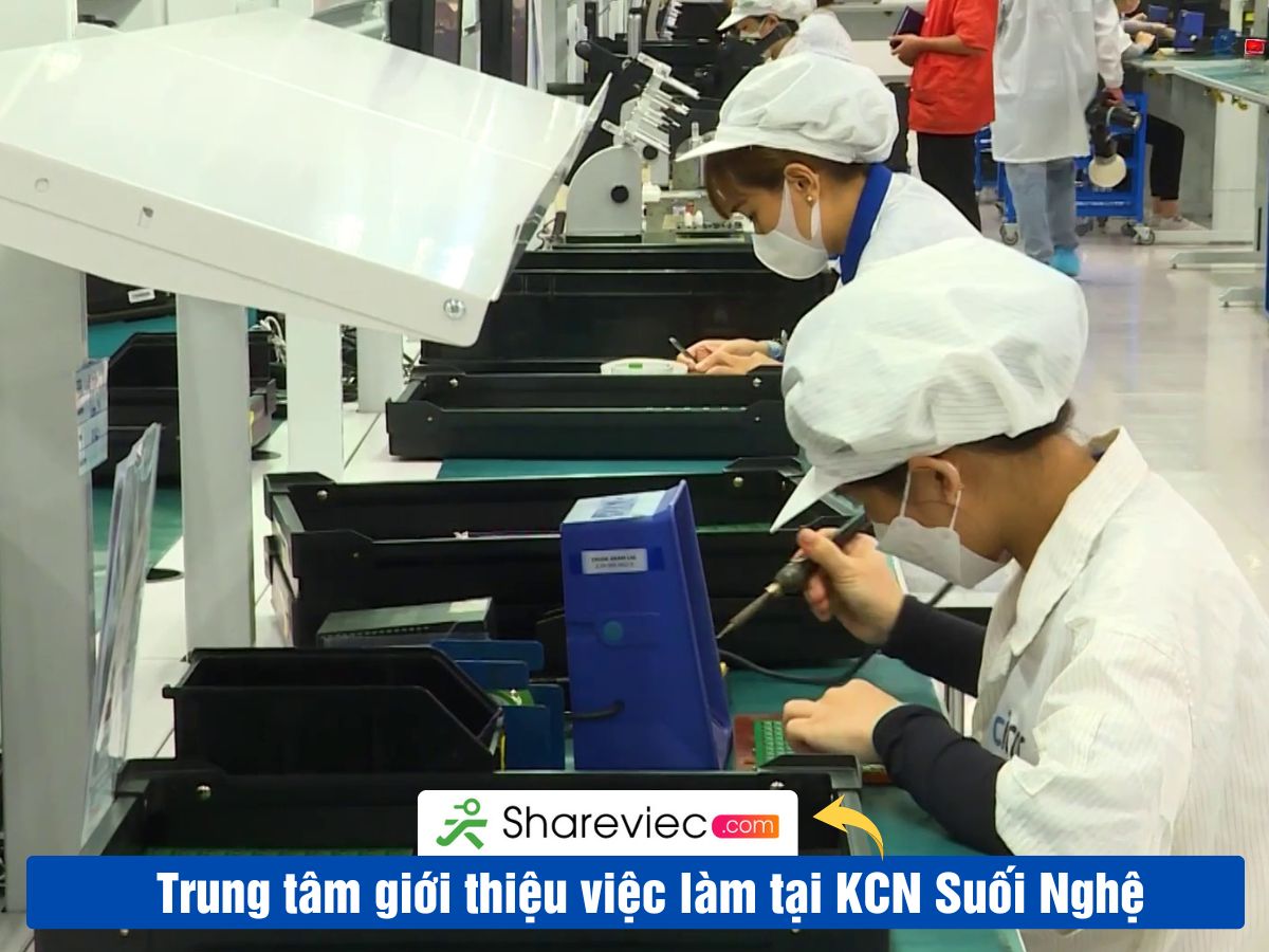 Khu Công Nghiệp SUỐI NGHỆ Tuyển Dụng